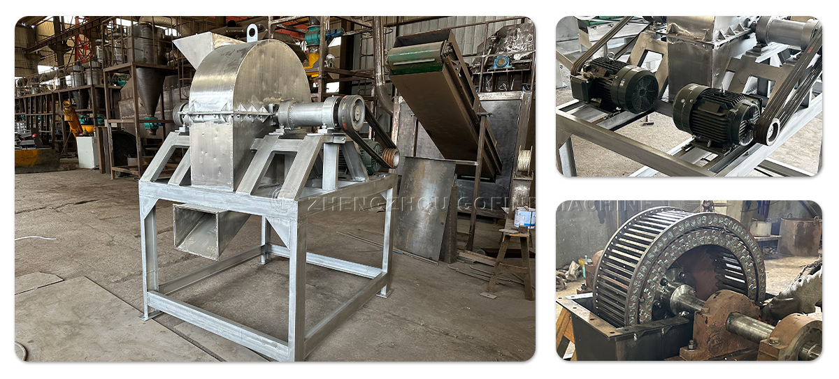 Stainless steel cage crusher