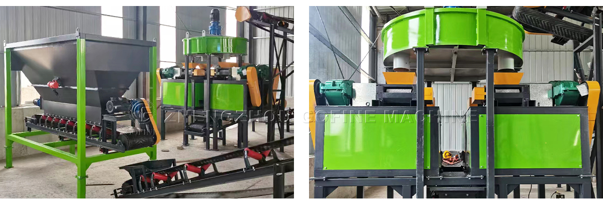 Graphite granulator production line