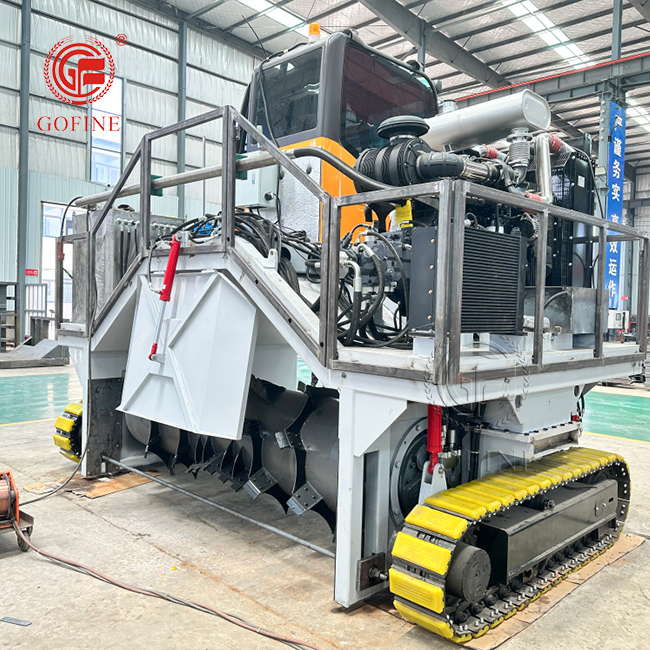 Fully Hydraulic Crawler Compost Turner Fertilizer Production Equipment