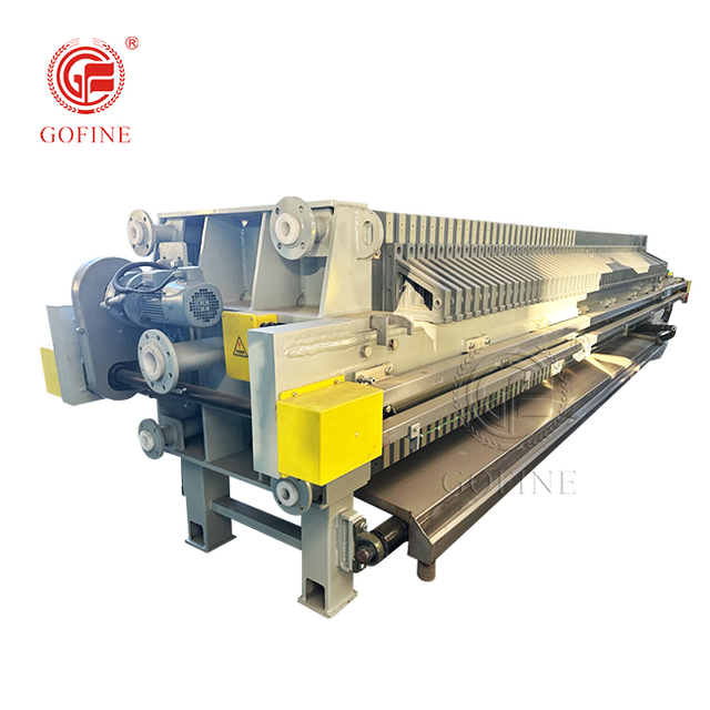 Industrial Automatic Hydraulic Plate And Frame Filter Press For Sludge Treatment