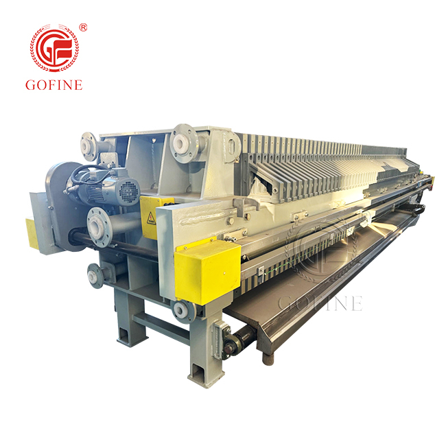 Industrial Automatic Hydraulic Plate And Frame Filter Press For Sludge Treatment