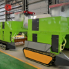 Animal Manure Compost Turner Kitchen Waste Composting Machine Crawler Compost Making Machine 