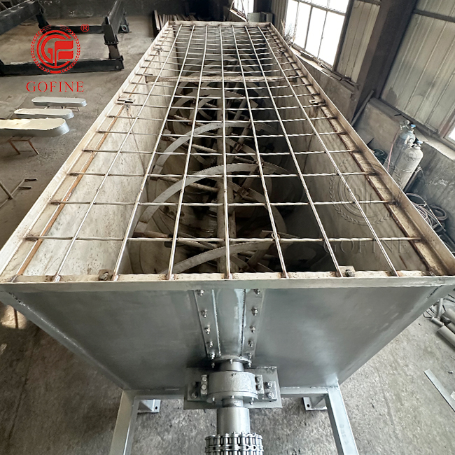 Horizontal Mixing Machine Ribbion Mixer For Powder Fertilizer