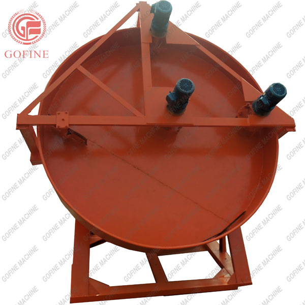 Disk Or Pan Granulator Traditional Fertilizer Granules Making Machine