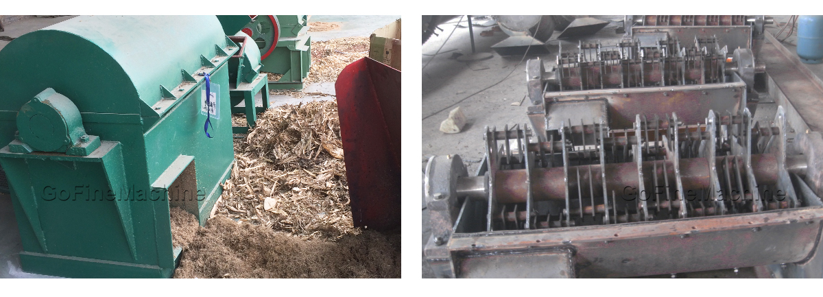 Semi-wet material crusher structur