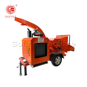 Efficient wood chipper for organic fertilizer 