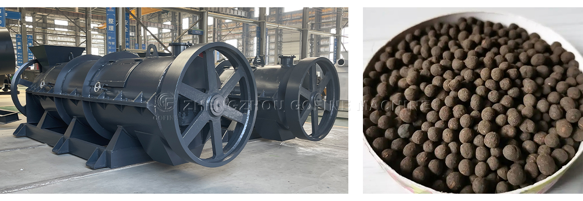 Organic manure granulator