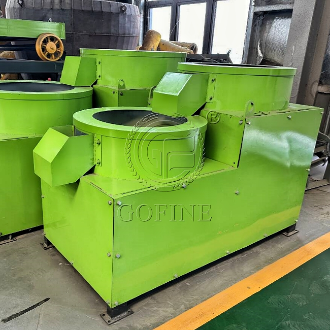 Application of rounding machine in organic fertilizer production line