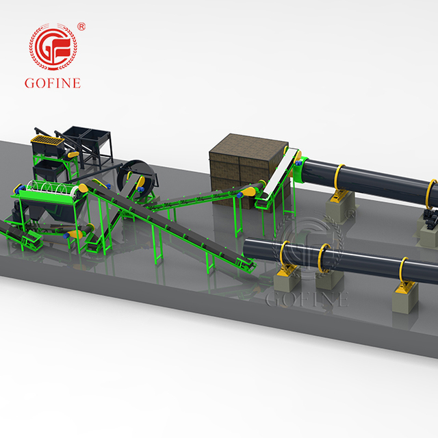 Biomass Organic Granules Fertilizer Production Line