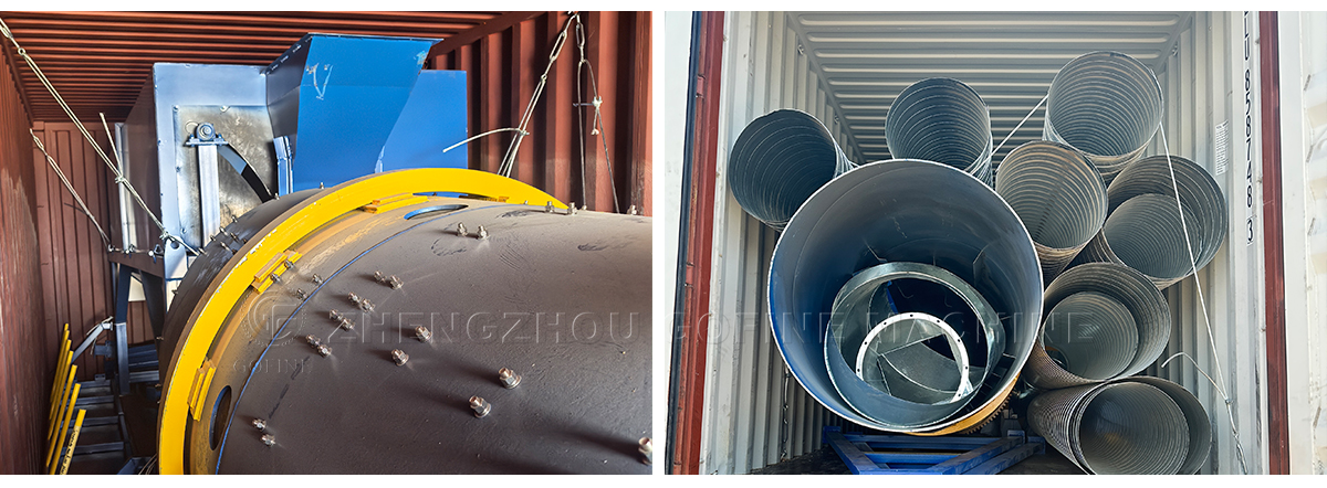 Fertilizer equipment shipment