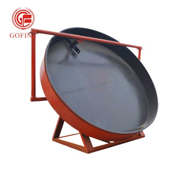 Disk Or Pan Granulator Traditional Fertilizer Granules Making Machine