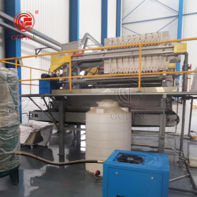 Industrial Automatic Hydraulic Plate And Frame Filter Press For Sludge Treatment