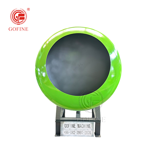 Pan Pot Type Organic Fertilizer Granulator Round Pellet Machine