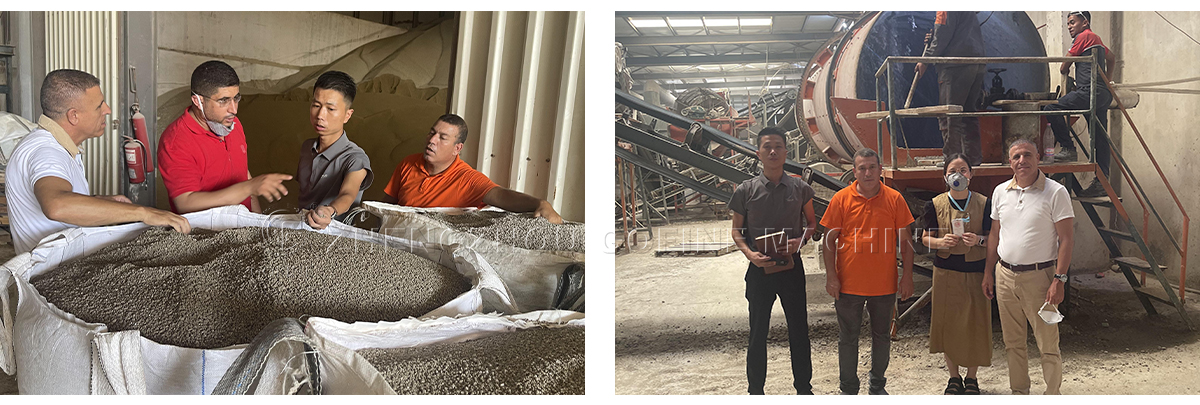 Fertilizer production line installation site