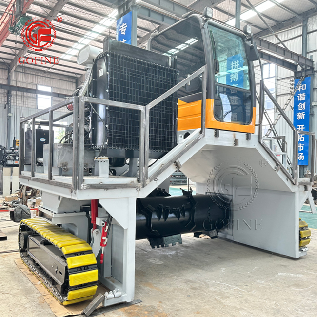 Fully Hydraulic Crawler Compost Turner Fertilizer Production Equipment